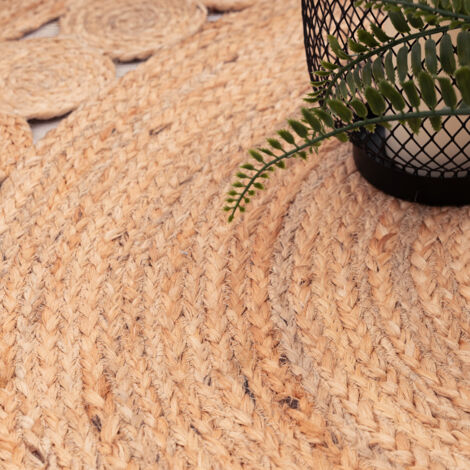 Tapis De Sol Intérieur Chambre, Salon À Poils Ras Motifs Ethnique Terracotta 100x150 Cm