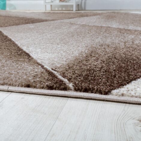 Tapis De Salon Paco Home Tapis Salon Uni Sobre Et Moderne Poils Ras, Diff. Tailles/Coloris, Dimension:60x100 Cm, Couleur:Argent Tapis Rond 120 Cm