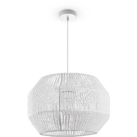 Lampe à suspension lampe à suspension en métal laiton noir lampe de salon  plafonnier en forme de cage, forme de treillis, 1x E27, DxH 20x150 cm
