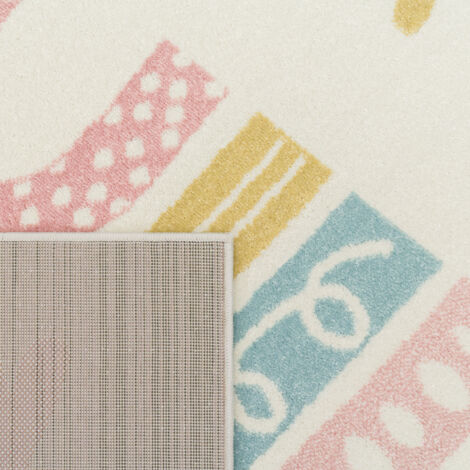 Tapis Enfant Chambre Motif Rues & Marelle Paco Home – 160x220 Cm, Poils Ras Moelleux Et Facile D'Entretien
