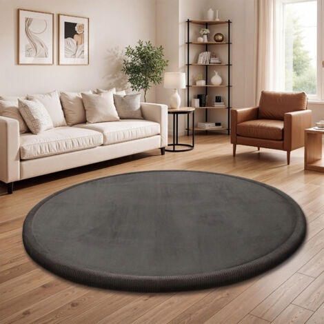 Tapis Chambre Enfant 100x200 Cm - Motif Animaux Et Routes - Antidérapant, Doux, Lavable - Gris/Bleu - Pour Fille Et Garçon
