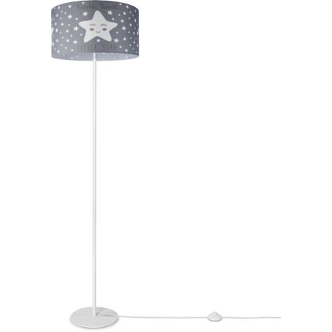 Paco Home Lampadaire Lampe Enfant Chambre Enfant Abat-Jour Ã‰toiles