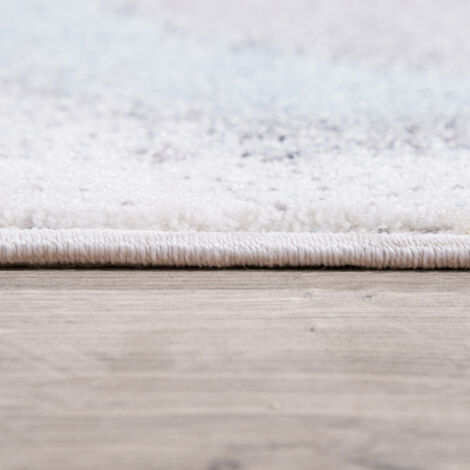 Tapis De Salon Tapis Poil Ras Moderne Look 3D Découpe De Contour Motif Abstrait,Dimension:80X150