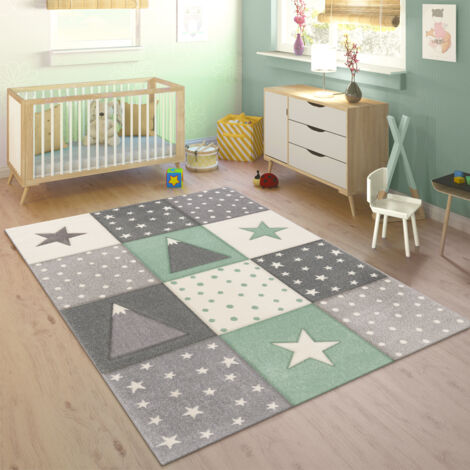 Paco-Home - Tapis Mousse Sol Bebe Enfant Chambre Fille Garcon Moelleux  Antidérapant Uni Bleu - Tapis - Rue du Commerce