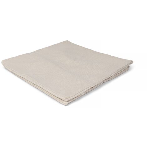 Pouf Fauteuil Poire Natalia Avec Repose-pied Carré Velours Côtelé Beige