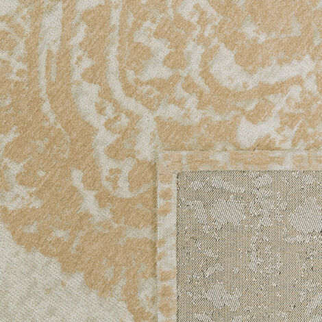 Paco Home Tapis Salon Poils Ras Vintage Esthétique Orientale Moderne