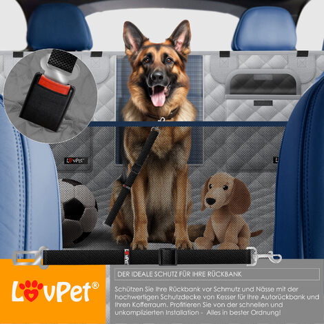 Auto Schutzdecke Autoschondecke Hund Rücksitz Kofferraum