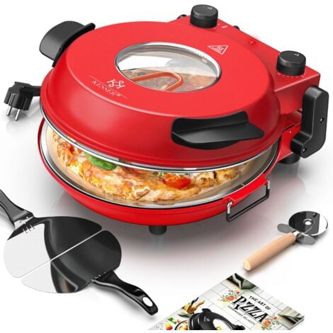 KESSER® PizzaOfen elektrisch bis 400 Grad Elektrischer Pizzabäcker