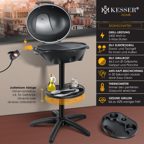 KESSER Elektrogrill 2in1 Tischgrill Haushaltsgeräte Test 2025