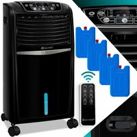 Luftkühler mobiler Ventilator Luftbefeuchter 80W 8 Liter Smart App schwarz 