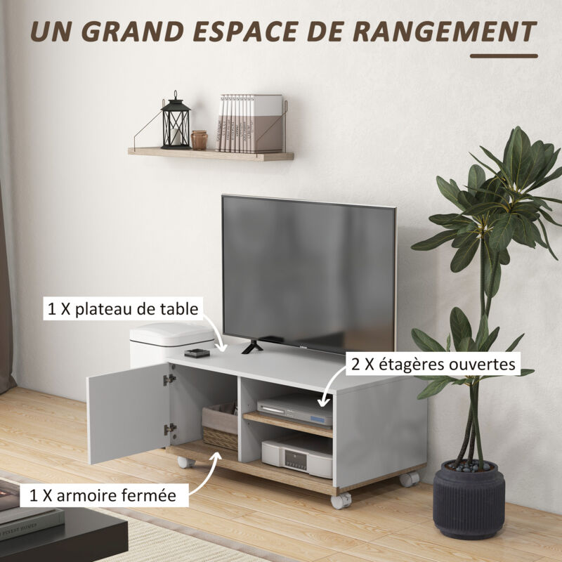 VidaXL Meubles TV Muraux 2 Pcs Vieux Bois 80x30x30 Cm