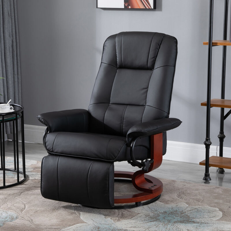 Fauteuil Velours Crème HOMCOM - Avec Coussin - Pieds En Bois - 68x75x78 Cm