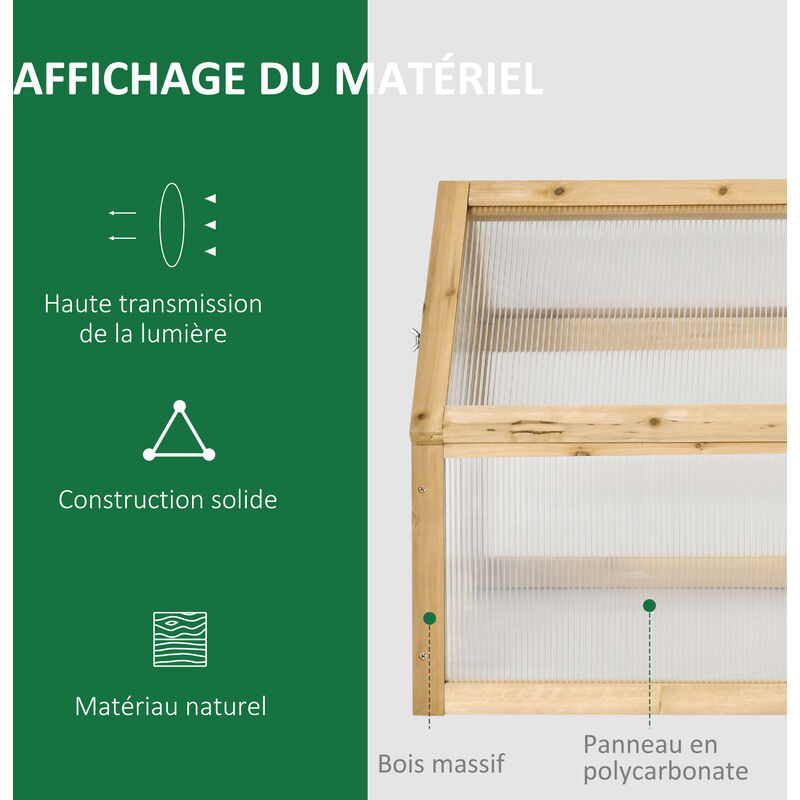 Ensemble Mini Serre de Culture + Pots + Etiquettes + Semoir – 37,5 x 24 x  18 cm