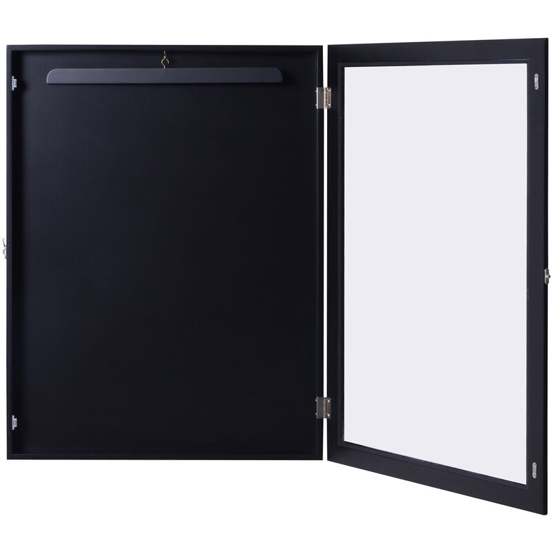 Frame box T-frame cadre nielsen cadre pour maillot porte acrylique doublure interne feutre 60L x 7l x 80H cm chocolat 