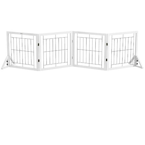 Costway barrière de sécurité pliable en mdf, 2/3/4/5/6 barrière de