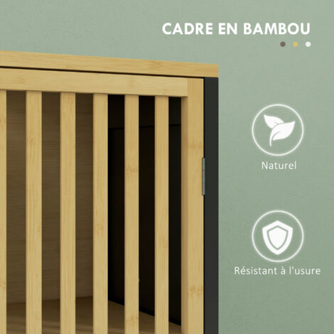 HOMCOM Armoire Salle De Bain Haute étroite 41,5x30x168 Cm - 2 Placards, Tiroir Silencieux, étagères Réglables, Finition Chêne