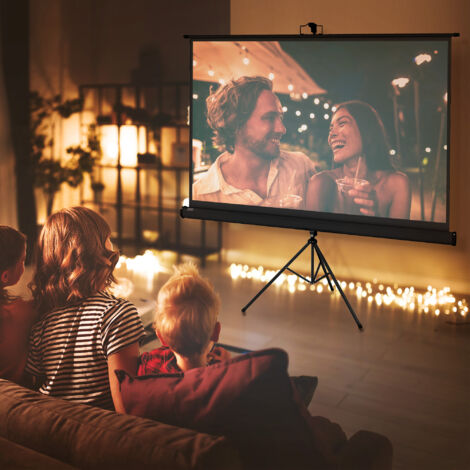 Écran De Projection Motorisé 84 Pouces – Format 16:9, Commande électrique, Pour Home Cinéma - 8