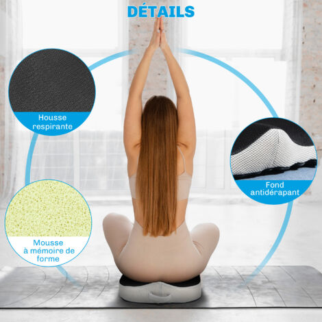 MYCENSE Coussin De Nuque Pour Chaise De Bureau, Ergonomique, Confortable, Fournitures, Appuie-tête En Mousse à Mémoire De Forme, Coussin Pour Bibliothèque, Chambre à Coucher, Salon, Bleu