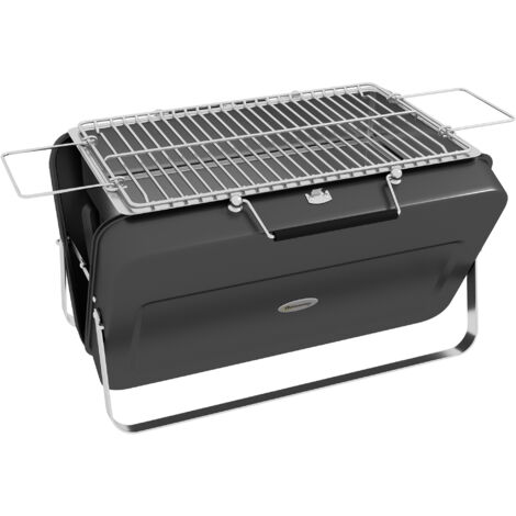 Mini barbecue à charbon portable pliable dim. 47L x 30l x 28H cm noir (1/5)
