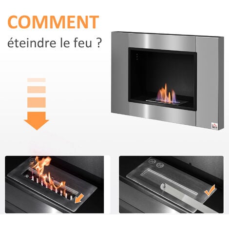 Cheminée De Bureau 1 Pièce, Chauffe-flamme, Poêle Métallique D