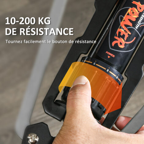 Barre Twister Avant-Bras Réglable 10-200kg - Musculation Power Twister - LEJIEYIN