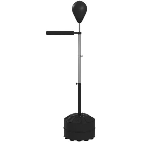 Saco De Boxeo De Pie SPORTNOW - Punching Ball Ajustable En Altura (147-165 Cm), Base Rellenable Con Agua/arena, Ideal Para Entrenamiento En Casa