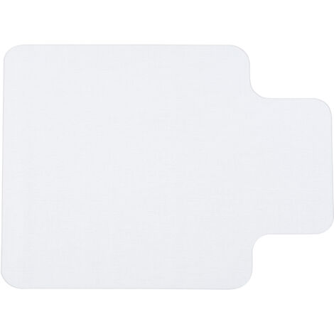 HOMCOM Tapis De Chaise De Bureau 90x120cm Transparent - Protection Sol Antidérapante Rectangulaire Pour Fauteuil