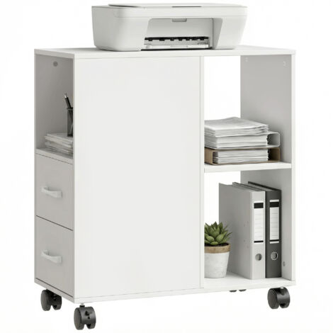 Table Appoint Canapé Table D'appoint En C Réglable - Hauteur 45-80 Cm - Plateau Inclinable 360° - Noyer Brun Table Basse Forme C Réglable Hauteur