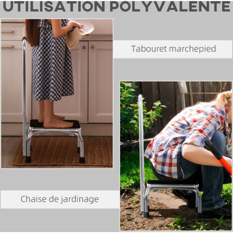 Marche-pieds inox amagnétique - Garapon Medical Pro