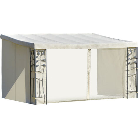 Lot de 4 rideaux moustiquaire pour tonnelle Belize 3,6x3m - Déco,  mobilier pour les professionnels - Decoration Brands