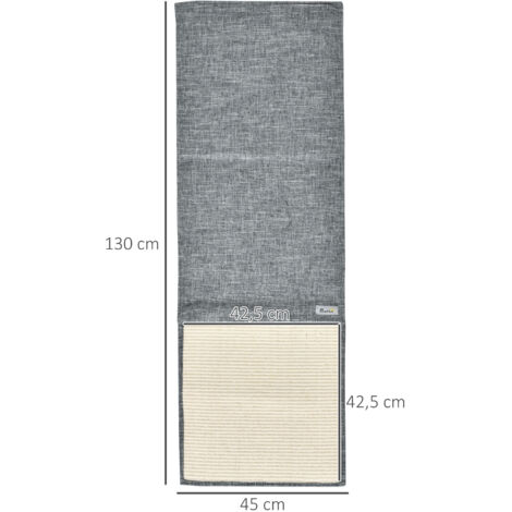Tapis Griffoir Pour Chat En Sisal – Lot De 2 Planches Antidérapantes 50x25 Cm | Protection Canapé Et Meubles | Fixation Adhésive Double Face Ou Pose Au Sol - 6