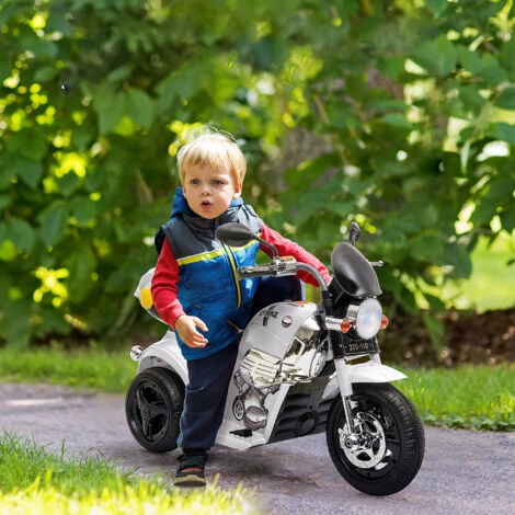 Moto électrique pour enfants scooter 3 roues 6 V 3 Km/h effets