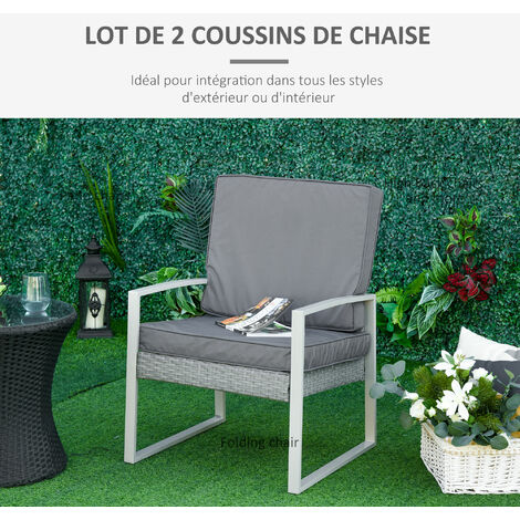 Sable Outdoor Tissu Imperméable 3 places banc coussin mobilier de jardin Coussin Siège 