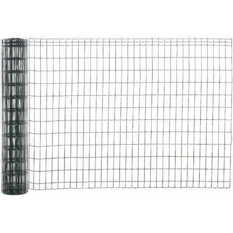 Grillage plastique maille carrée Catral - Blanc - L.3 m - H.1 m
