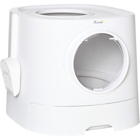 Maison de Toilette pour Chats ARIEL 10 HOME avec Double Bac avec Tamis et Filtres  Anti-odeurs