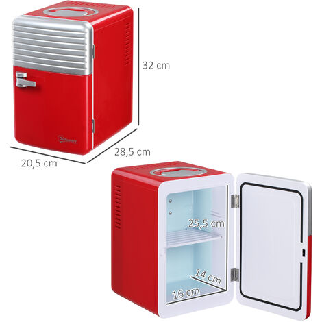 Outsunny - Mini réfrigérateur portable 2 en 1 froid chaud 6 L AC