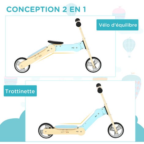 Draisienne trottinette fashion 2 en 1