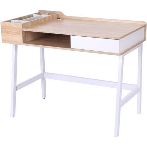 Bureau 120 x 55 cm bois foncé PEMBRO