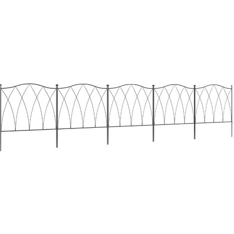 Clôture De Jardin En Métal, Clôture D'Étang De Jardin 22 Pièces -10