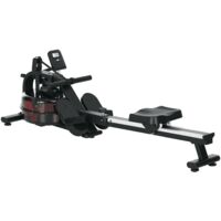 SPORTNOW - Rameur à eau d'appartement - Acier - 185x47x53cm - Noir