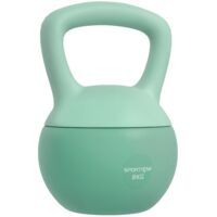 Kettlebell - SPORTNOW - 8 kg - avec poignée antidérapante - pour fitness musculation cardio - vert