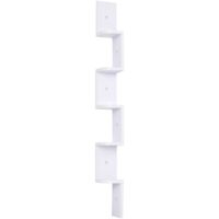 Etagere D'Angle Bois Massif Chêne - Etagere Murale Flottante Avec Passage Câble