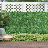 Brise-vue Jardin Extensible Avec Lierre Artificiel - Clôture Décorative Vert, Hauteur Réglable 20-40 Cm