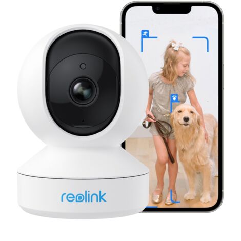 Reolink 2K 3MP 2,4 GHz WLAN Überwachungskamera Innen Schwenkbar, Zwei-Wege-Audio, Baby Monitor mit Personen-/Haustiererkennung