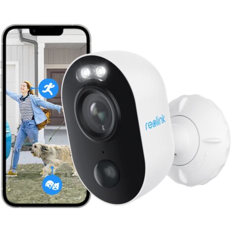 Reolink 1080P WiFi Überwachungskamera Aussen mit Licht Spotlight, Bewegungserkennung + PIR, 2-Wege-Audio, Sirene