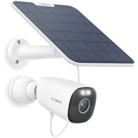 Reolink 4K 8MP WLAN Überwachungskamera Aussen Akku, 2,4/5GHz WiFi, Person/Auto/Tiererkennung, Farbnachtsicht, Keine Monatsgebühr, Argus Eco Ultra, +6W Solarpanel