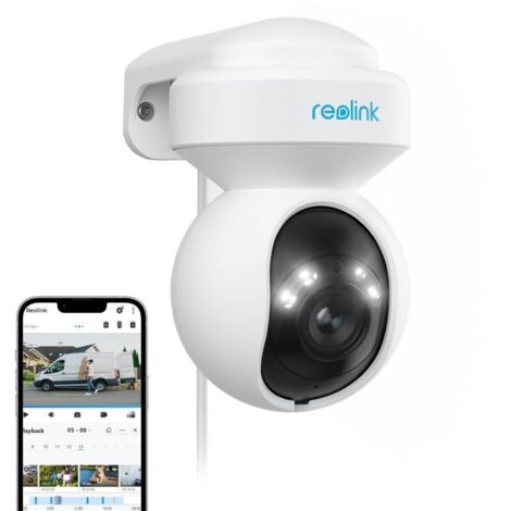 Reolink 4K 8MP PoE Überwachungskamera mit 360° Abdeckung, Auto-Tracking, Smarter Erkennung, Farbnachtsicht, Zwei-Wege-Audio, IP65