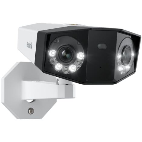 Reolink 4K Dual-Lens Überwachungskamera mit 180° Sichtwinkel, Outdoor IP-Kamera, Person/Fahrzeug/Tier-Erkennung, Farb-Nachtsicht, Zwei-Wege-Audio, Wasserdicht, Reolink Duo 2 PoE