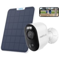 Reolink 8MP Akku 2,4/5GHz WLAN Überwachungskamera Aussen, Farbnachtsicht, KI-Erkennung, Keine Monatsgebühr, Spotlight, +6W Solarpanel
