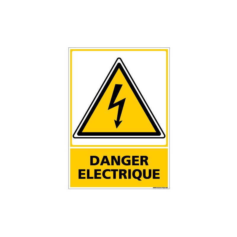 AUA SIGNALETIQUE Cartello Attenzione Rischio Di Taglio: 75x105 Mm, Adesivo In Vinile, Produzione Francese